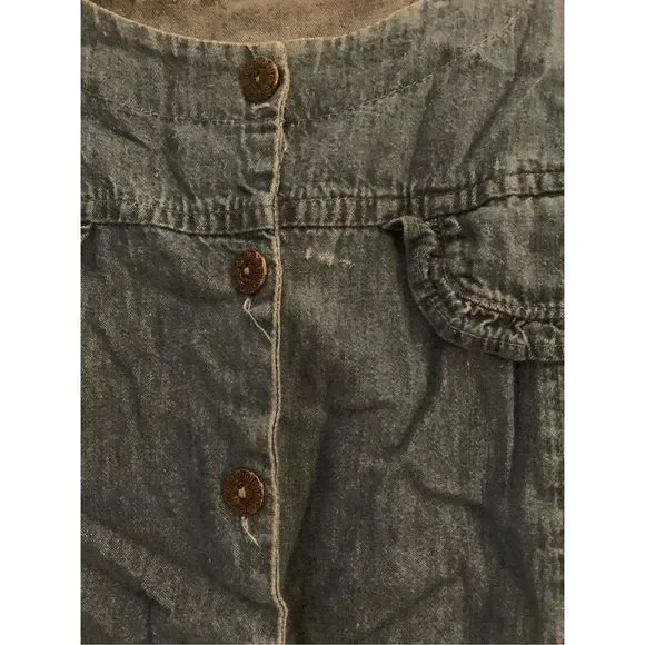 Vintage Denim Top Size Small - Picture 2 of 6
